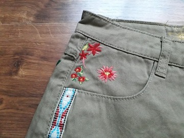 DESIGUAL-SUPER SPODNIE PANT ERITREA 38 J