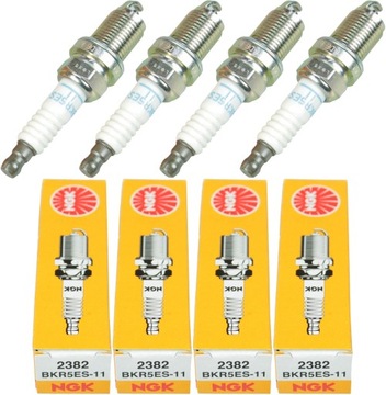 4X ŚWIECA NGK BKR5ES-11 2382 I30 CEED GETZ RIO