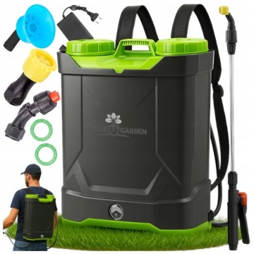 BATTERY PRESSURE SPRAYER Backpack 16L LANCE Nozzles SET