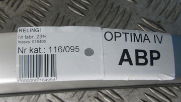 KIA OPTIMA IV KOMBI STŘEŠNÍ NOSIČ STŘEŠNÍ KPL 14-