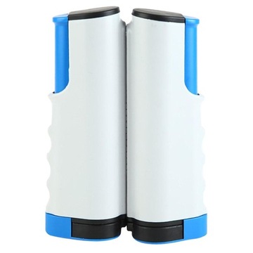 Выдвижная сетка для настольного тенниса, пластик, серая.