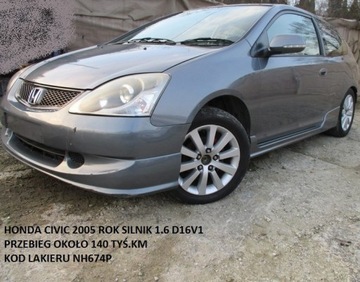 CIVIC VII 01- SPORT VSTŘIKOVAČE VSTŘIKOVACÍ TRYSKA PALIVA 1.6