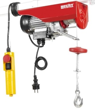 HECHT 8425 ЭЛЕКТРИЧЕСКАЯ ТРОСОВАЯ ЛЕБЕДКА МОЩНОСТЬ 450ВТ НАГРУЗКА 250КГ ТЯГА