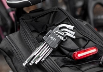 НЕО ШЕСТИГРАННЫЕ КЛЮЧИ 18 шт. ШЕСТИГРАННИК С ШАРИКОМ 9 шт. + TORX 9 шт. ДЛИННЫЙ
