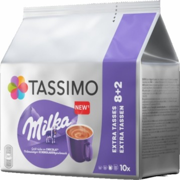 Kapsułki TASSIMO MILKA 8 + 2