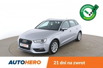 Audi A3 8V Hatchback 3d 1.6 TDI clean diesel 110KM 2016 Audi A3 GRATIS! Pakiet Serwisowy o wartości 1400