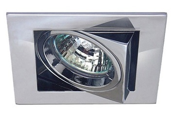 OPRAWA halogenowa kwadrat do LED CHROM