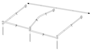 Автобусный кемпер 300 EUROTRAIL тентованная конструкция