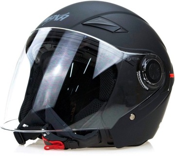 OTWARTY KASK MOTOCYKLOWY NAXA S21 M/B + BLENDA