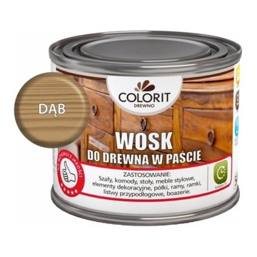 Wosk w paście Colorit Drewno dąb 0,5 l