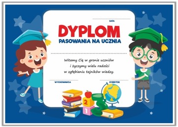 Dyplom: Pasowania na Ucznia (wzór 44)