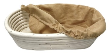 KOSZYK RATAN FORMA DO WYRASTANIA CHLEBA garowania ciasta na chleb 28cm