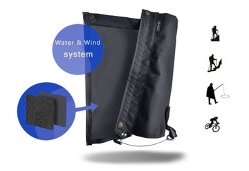 TUBE METAL Мотозащита от ветра и дождя, светоотражающая M