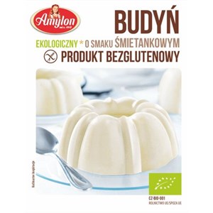 AMYLON BIO BUDYŃ ŚMIETANKOWY BEZGLUTENOWY EKO 40G