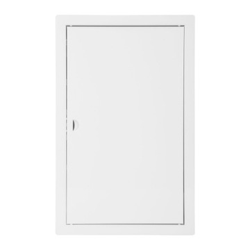 DRZWICZKI REWIZYJNE METALOWE BIAŁE ZATRZASK 15x30