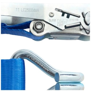 PAS TRANSPORTOWY 50MM / 5T / 8M PASY TRANSPORTOWE KOMPLETNE Z NAPINACZEM