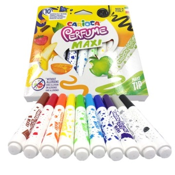 Pisaki zapachowe dla dzieci Carioca PERFUME 10 kol