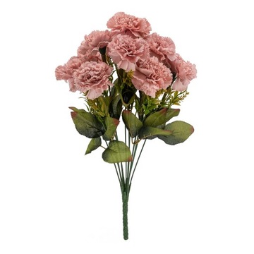 Искусственные цветы ГВОЗДИКА 47 см микс