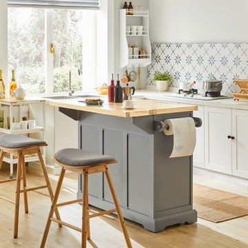 Кухонный остров Кухонный шкаф Барный стол Складная столешница на колесах FKW71-HG