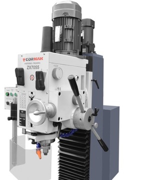 ФРЕЗЕРНО-СВЕРЛИЛЬНЫЙ СТАНОК ПО МЕТАЛЛУ 1000х240 CORMAK ZX7055 MK4 СЧИТЫВАЮЩАЯ БАЗА