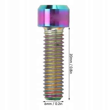 Болты для велосипедного тормозного диска М6 - 4 шт.