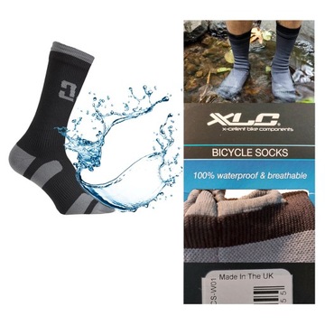 XLC wodoodporne skarpety ODDYCHAJĄCE BEZSZWOWE membrana r.M 100% WATERPROOF