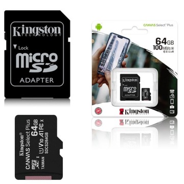 Karta pamięci 64GB do MANTA Quad Titan MSP4505