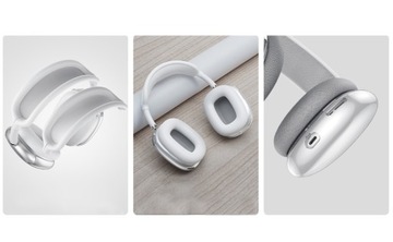 ЧЕХОЛ ДЛЯ НАУШНИКОВ Airpods Max ЗАЩИТНЫЙ СИЛИКОНОВЫЙ НАБОР ИЗ 3 НАУШНИКОВ