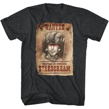Wanted Poster Starscream Transformers T-Shirt