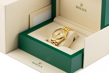 ROLEX DAY-DATE 36 PRESIDENT YELLOW GOLD 18K GOLD DIAL REF. 18038