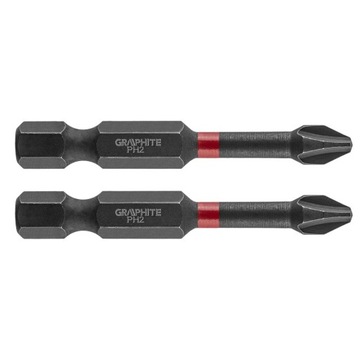 BITY UDAROWE PH2 X 50 MM 2 SZTUKI 56H519 GRAPHITE