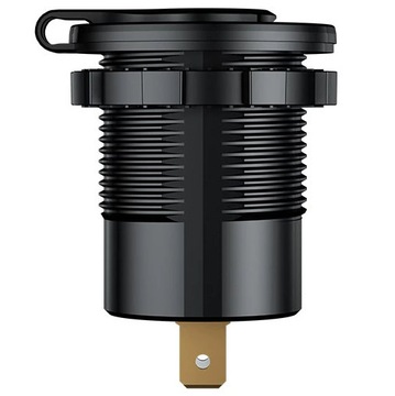 РАЗЪЕМ ДЛЯ ЗАРЯДКИ USB QC 3.0A СИНИЙ ВОЛЬТМЕТР