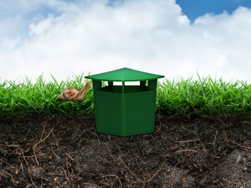 ЭФФЕКТИВНАЯ ЛОВУШКА ПРОТИВ УЛИТЕК ЛОВУШКА ДЛЯ УЛИТОК БЕЗ ВРЕДИТЕЛЕЙ (2 ШТ.)