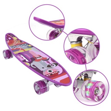 Портативный детский скейтборд на четверку.