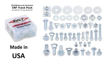 BOLT Набор винтов США Винты для Track Pack II Honda CRF CR 250 450 пластик