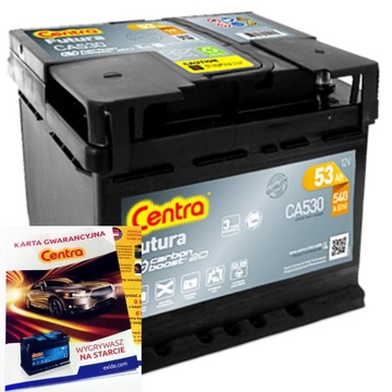AKUMULATOR CENTRA FUTURA P+ 53AH/540
