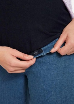 40 Bonprix BERMUDY JEANSOWE CIĄŻOWE