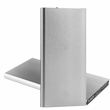 POWER BANK SLIM 20000mAh Z DIODAMI MICRO USB ALU