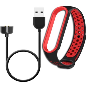 OPASKA SPORTOWA DO MI BAND 5/6 + ŁADOWARKA