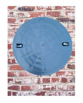 POKRYWA CZARNA WŁAZ DEKIEL RURY STUDNI 1,5T CZARNY 400 mm