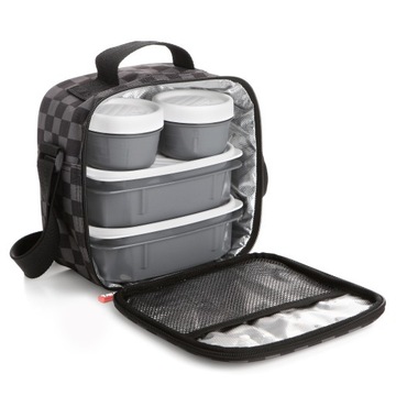 Lunch Box Torba z zestawem pojemników ŚNIADANIÓWKA