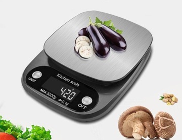 Электронные прецизионные кухонные весы 5 кг/0,1 г для дома с ЖК-дисплеем