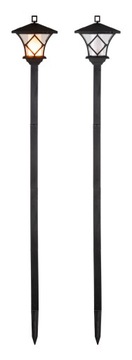 ПОДВЕСНАЯ СОЛНЕЧНАЯ ЛАМПА, ВЫСОКАЯ, 155 СМ, С ЭФФЕКТОМ ПЛАМЕНИ 2В1 СОЛНЕЧНАЯ