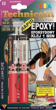 TECHNICQLL KLEJ EPOKSYD.BEZB.2X12ML