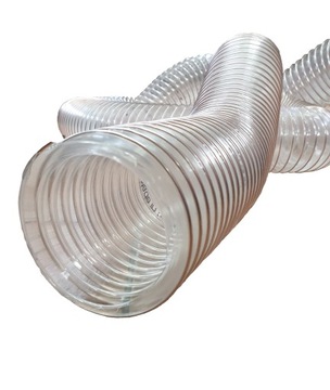 Шланг полиуретановый для опилок, диаметр 120, антистатический.