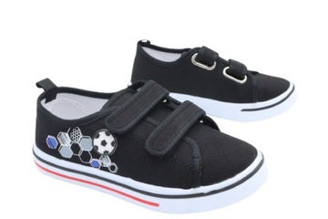 DZIECIĘCE BUTY TRAMPKI NA RZEPY TENISÓWKI r35