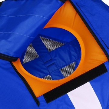 Boja do freedivingu z flagą do nurkowania, niebies