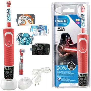 SZCZOTECZKA ELEKTRYCZNA DO ZĘBÓW ORAL-B VITALITY 100 STAR WARS DLA DZIECI