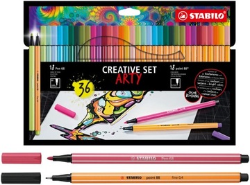 Zestaw Kreatywny Stabilo Point88 + Pen68 Arty 36x