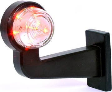 ГАБАРИТНЫЙ ФОНАРЬ ПРАВЫЙ УГЛОВОЙ LED 24V НАСТЕННЫЙ